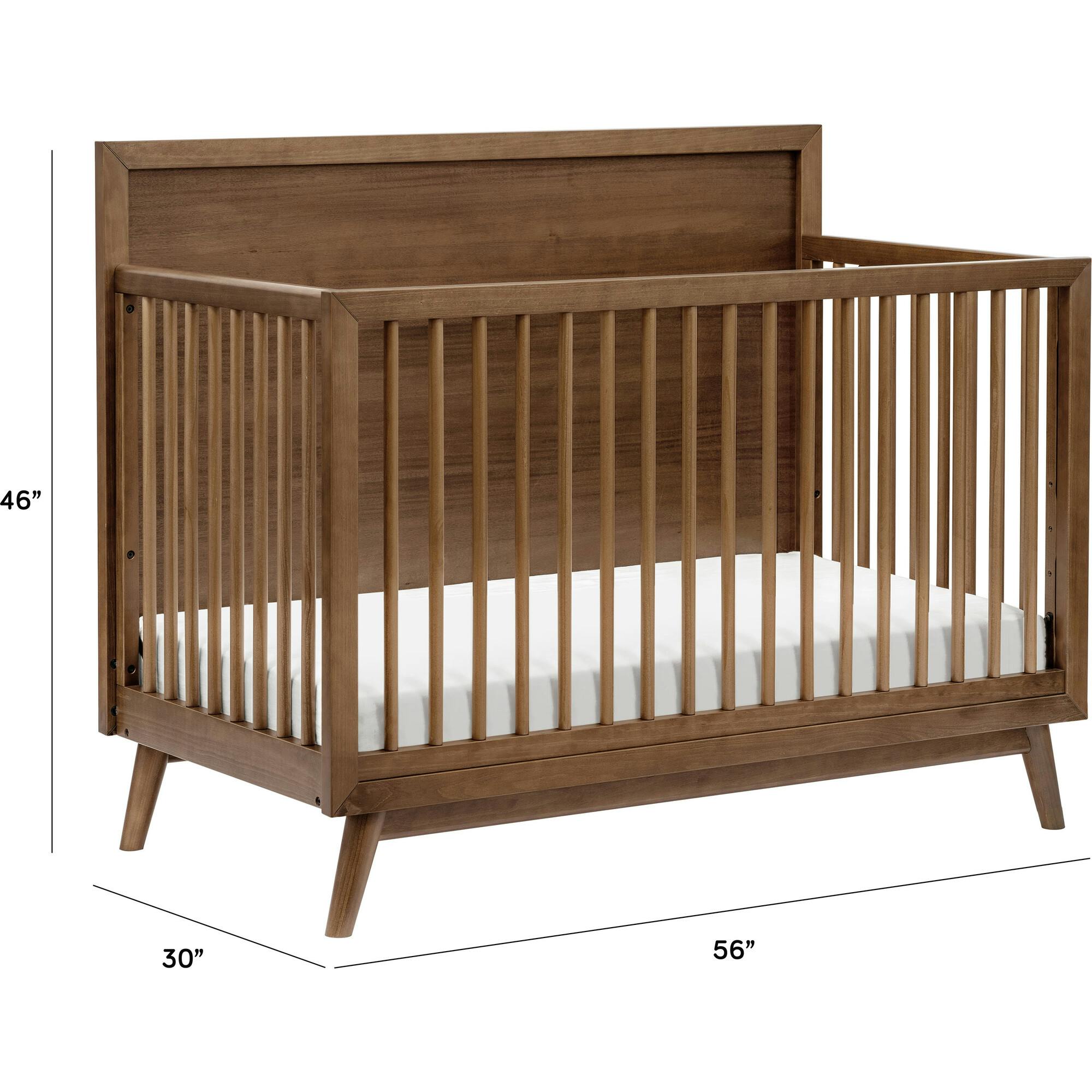 Palma 4-In-1 Convertible Crib With Toddler Bed Conversion Kit