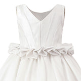 White Valestra Formal Dress