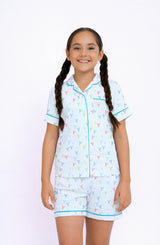 Multicolour Lobster Jersey Short Sleeve PJ Set