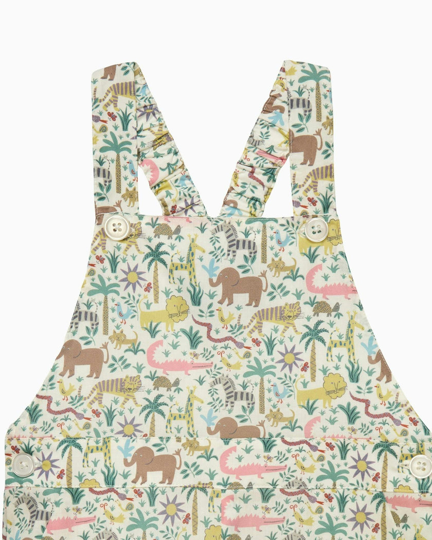 Baby Atticus Bib Shorts in Jungle