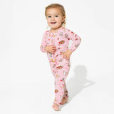 Valentines Kittens Bamboo Convertible Footie