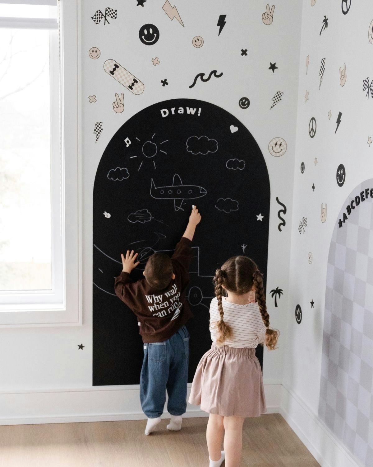 JUMBO Magic Playwall - Arch Magnetic Wall Decal for Kids