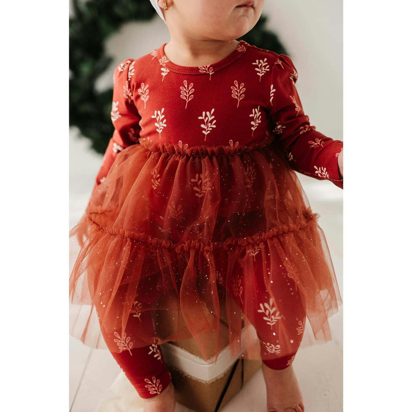 Baby Girl Tulle Bodysuit Dress