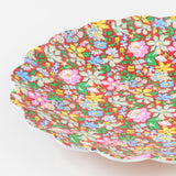 Meri Meri x Liberty Red & Green Reusable Small Plates