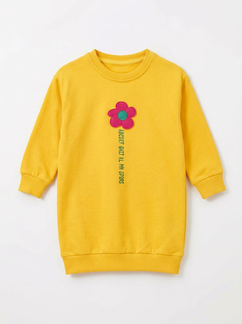 Girls Printed ABC Dress