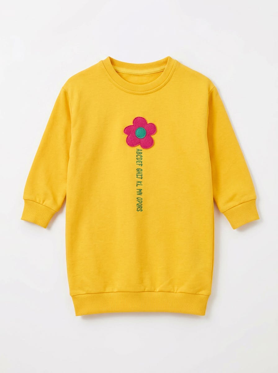 Girls Printed ABC Dress