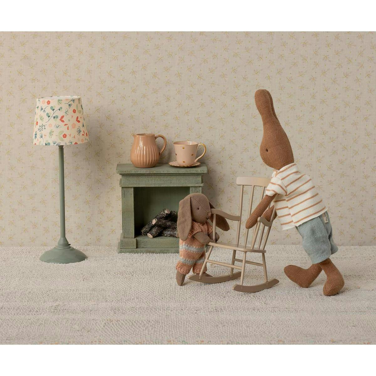 Bunny set, Micro - Brown - Dusty rose