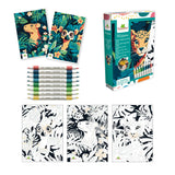 Artissimo - Acrylic Markers By Numbers Jungle - 7y+