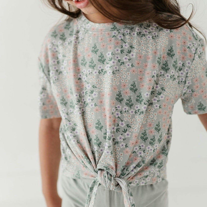 Girl's Tie Front Shirt