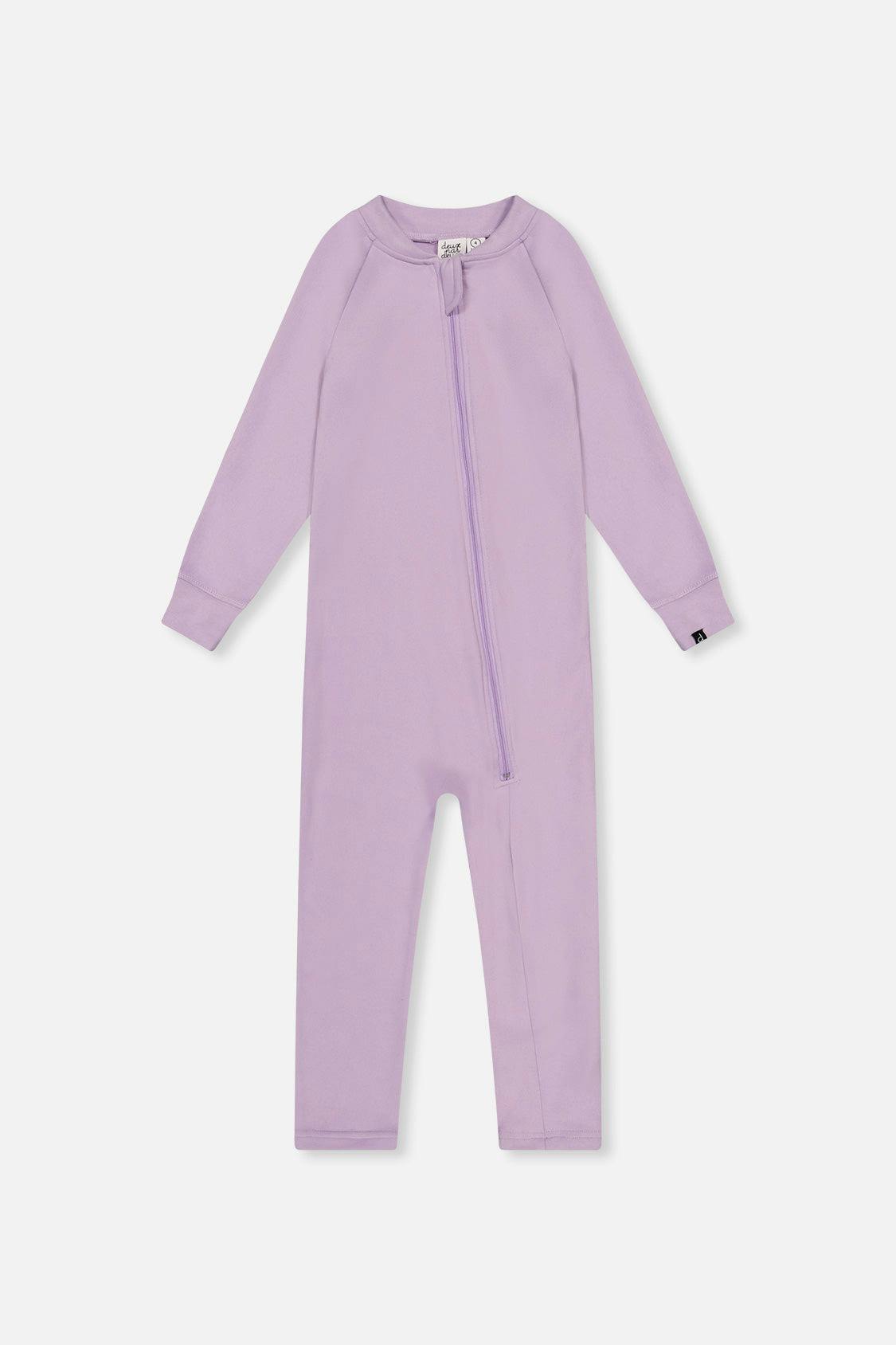 One Piece Thermal Underwear Lavender