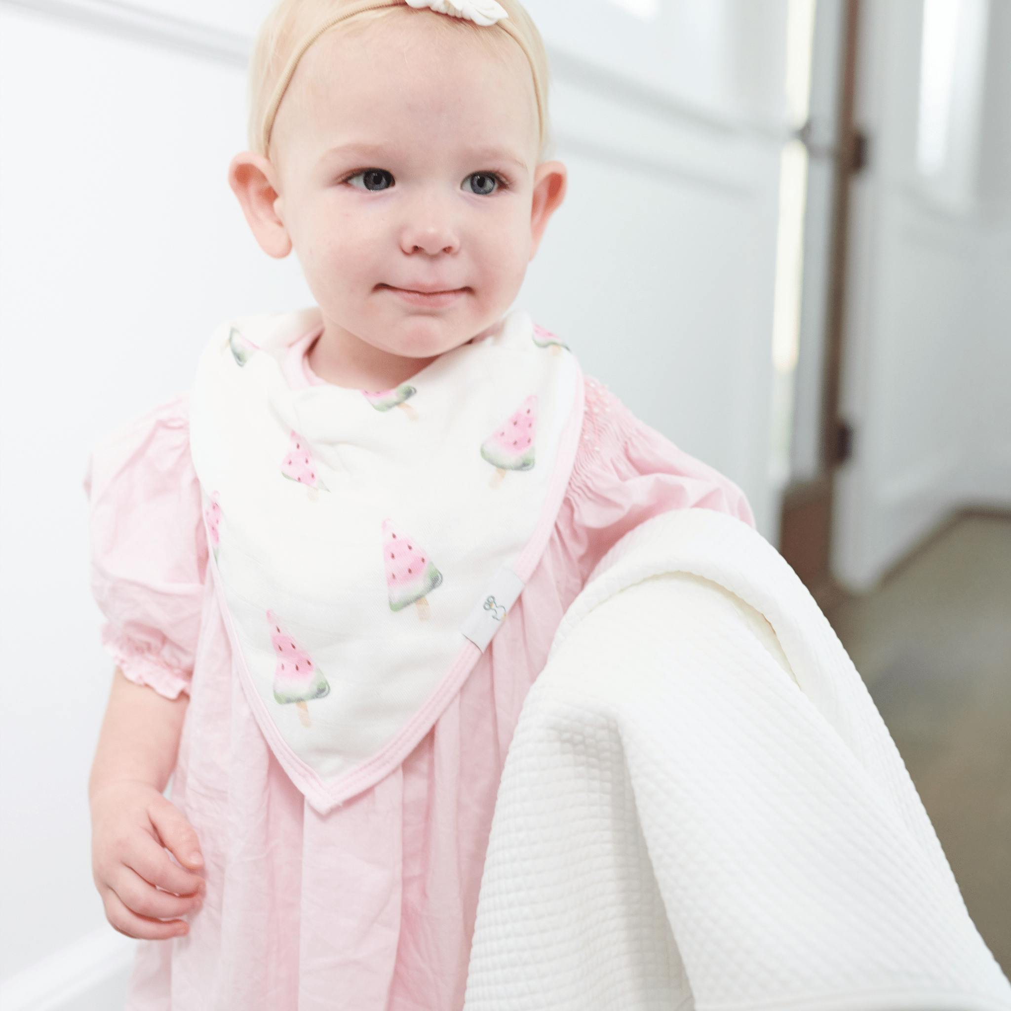 White Knit Blanket