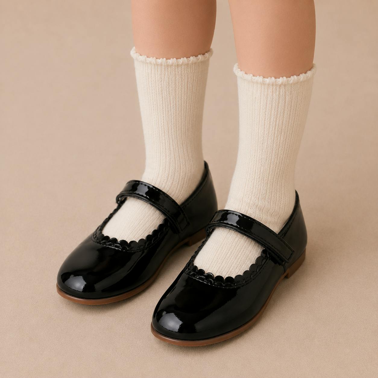 Aria Ballet Flat | Black Patent Leather