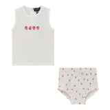 Strawberry and Pear Printed 2pc Set