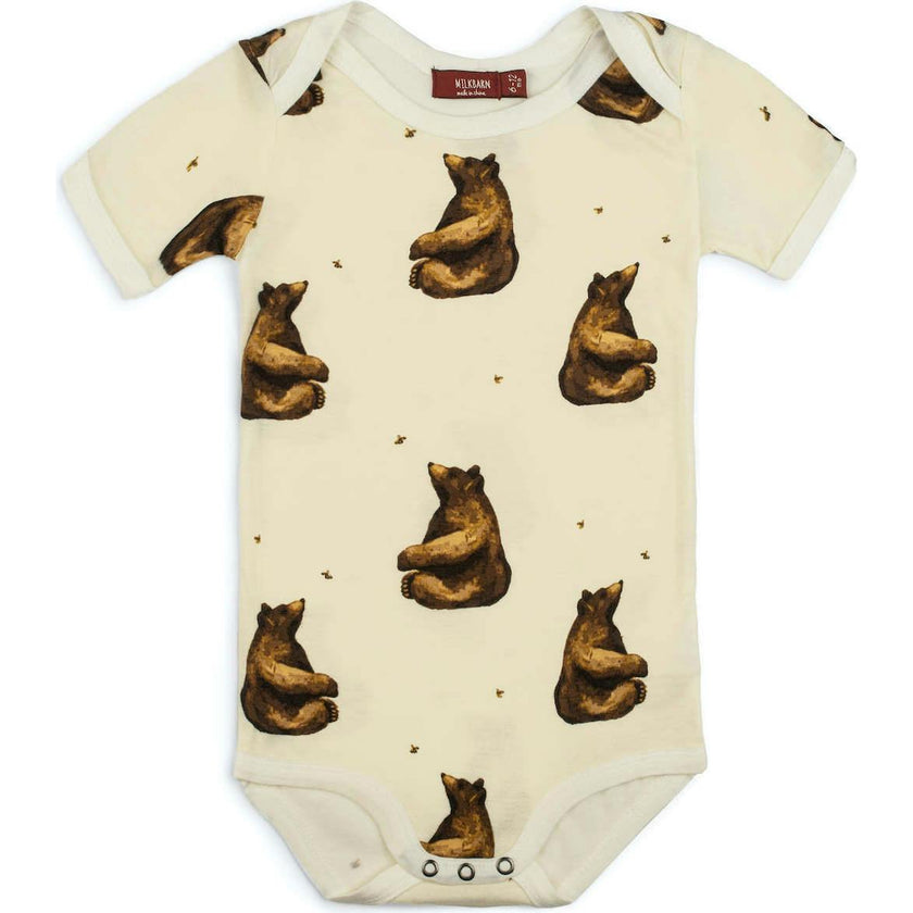 Honey Bamboo Short Sleeve One Piece