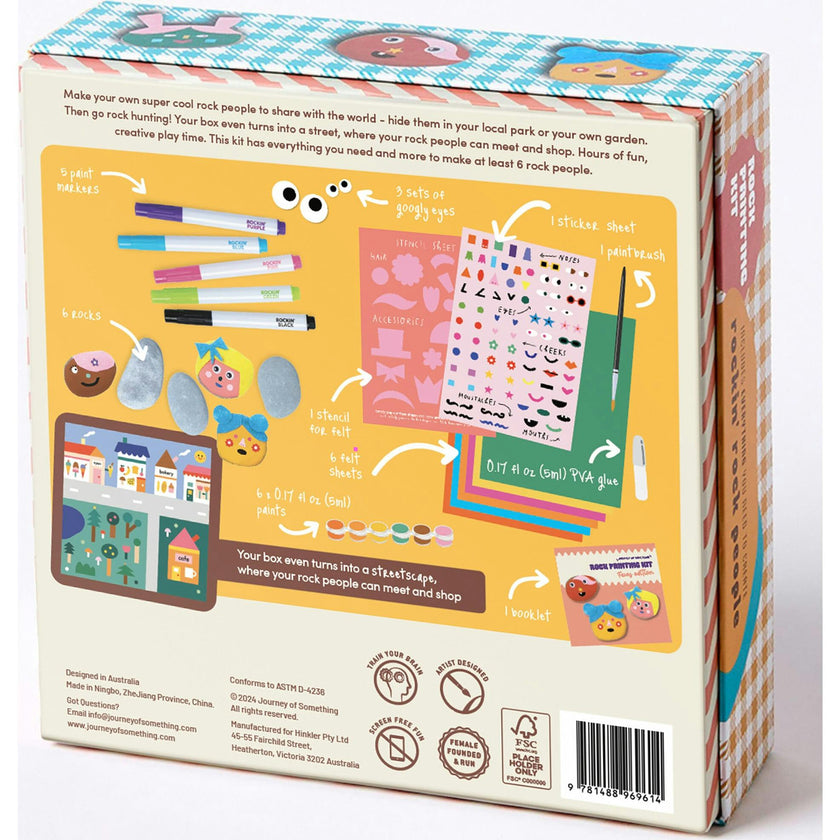 Rock Painting Kit - Faces Edition