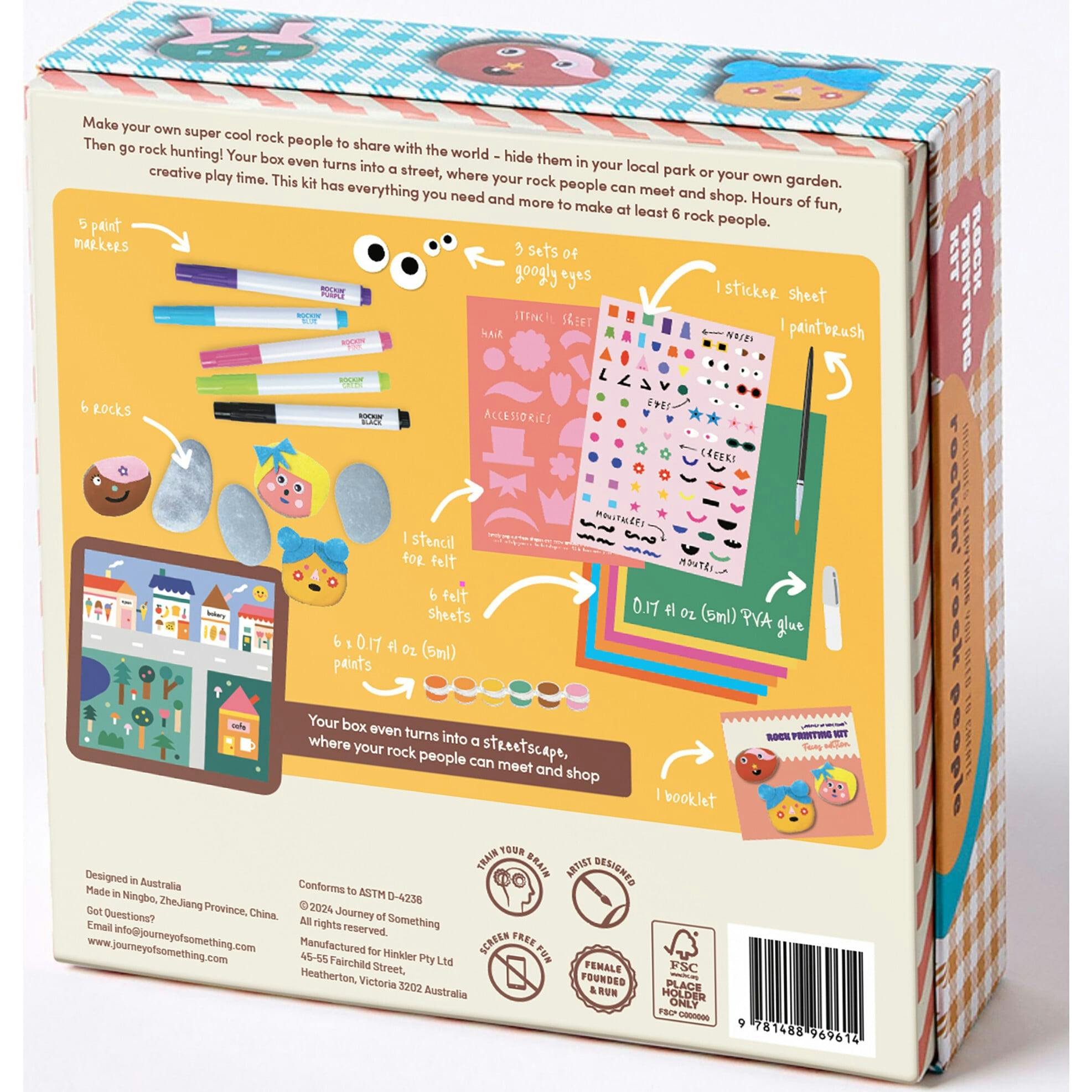 Rock Painting Kit - Faces Edition