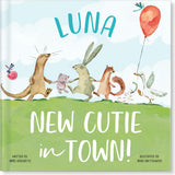 New Cutie in Town Personalized Book