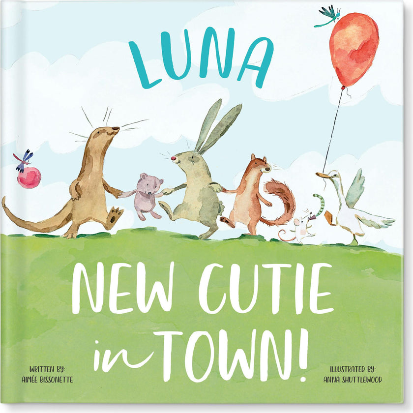 New Cutie in Town Personalized Book