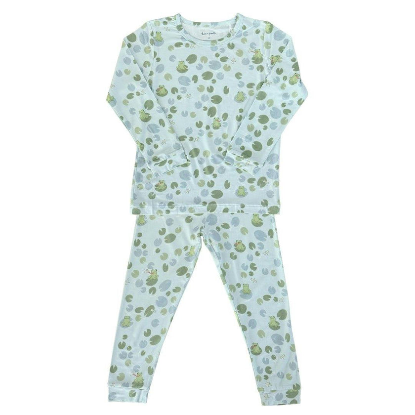 Toddler Pajama Set in Ribbits by the Pond