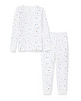 Kid's Pima Snug Fit Pajama Set in Letters and Lullabies