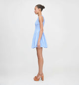The Cosima Mini Nap Dress - Blue Stripe