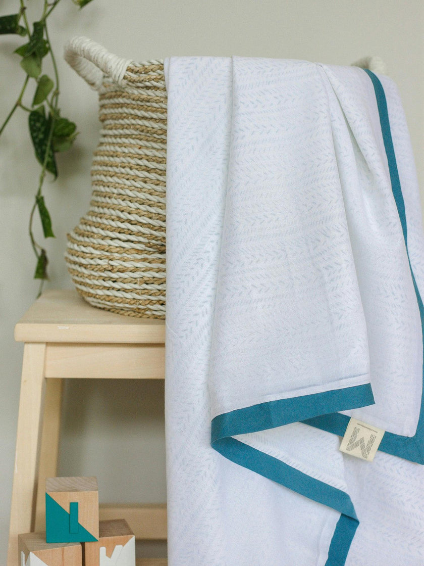 Block-Printed Receiving Dohar Blanket