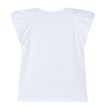 Girl Embossed Flower Top
