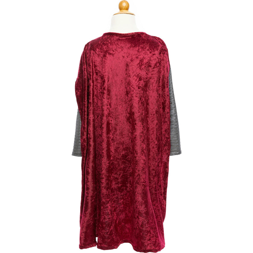 Silver Knight Tunic with Cape