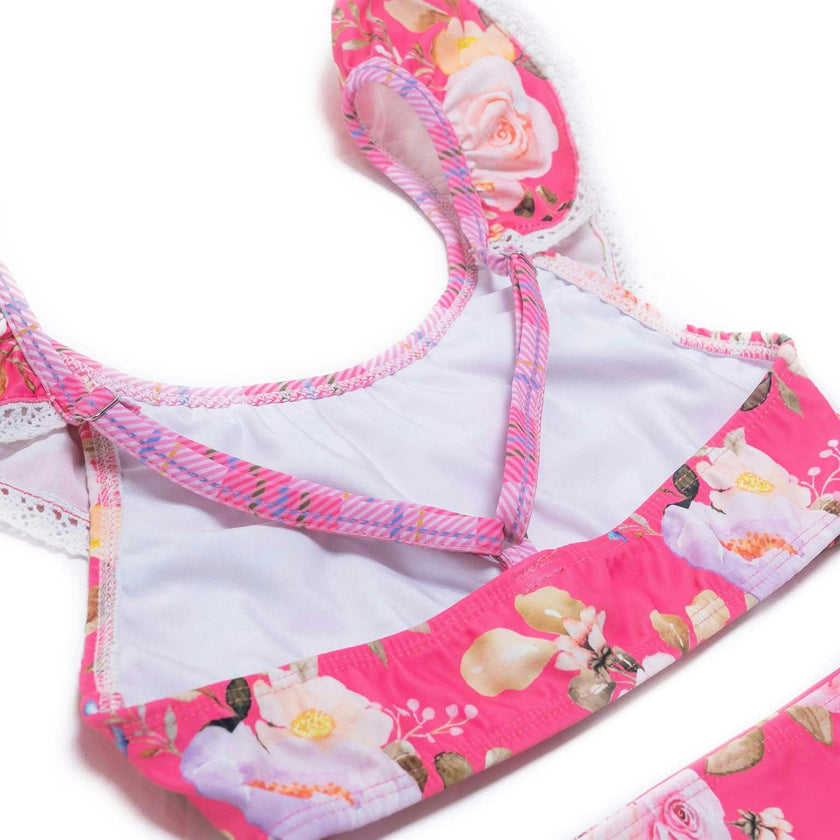 Ruffle Neck Bikini