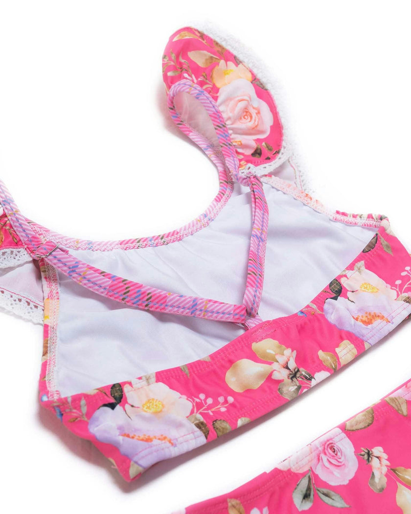 Ruffle Neck Bikini