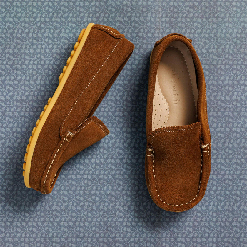 Antton Driver Moccasin | Chestnut Suede