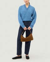 Porto Small Half-Moon Bag | Teak