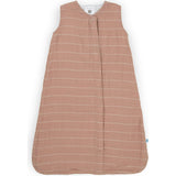Cotton Muslin Sleep Bag - Mauve Stripe