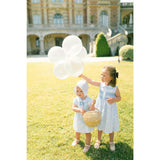 Olympe Blue Floral Smocked Baby Set with Bloomers and Hat