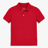 Kids short sleeve pique polo