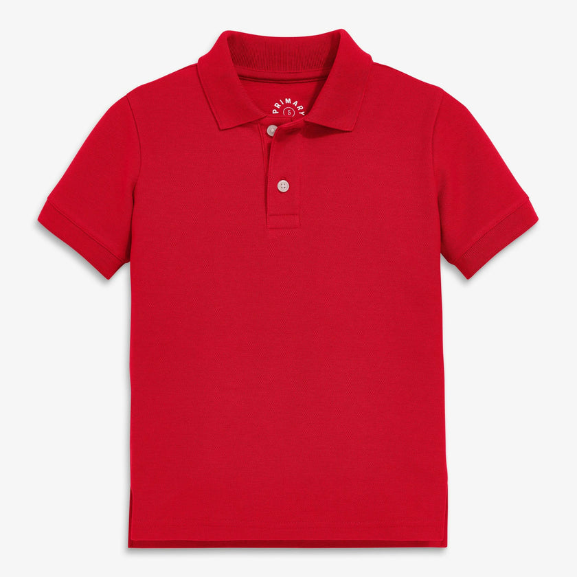 Kids short sleeve pique polo