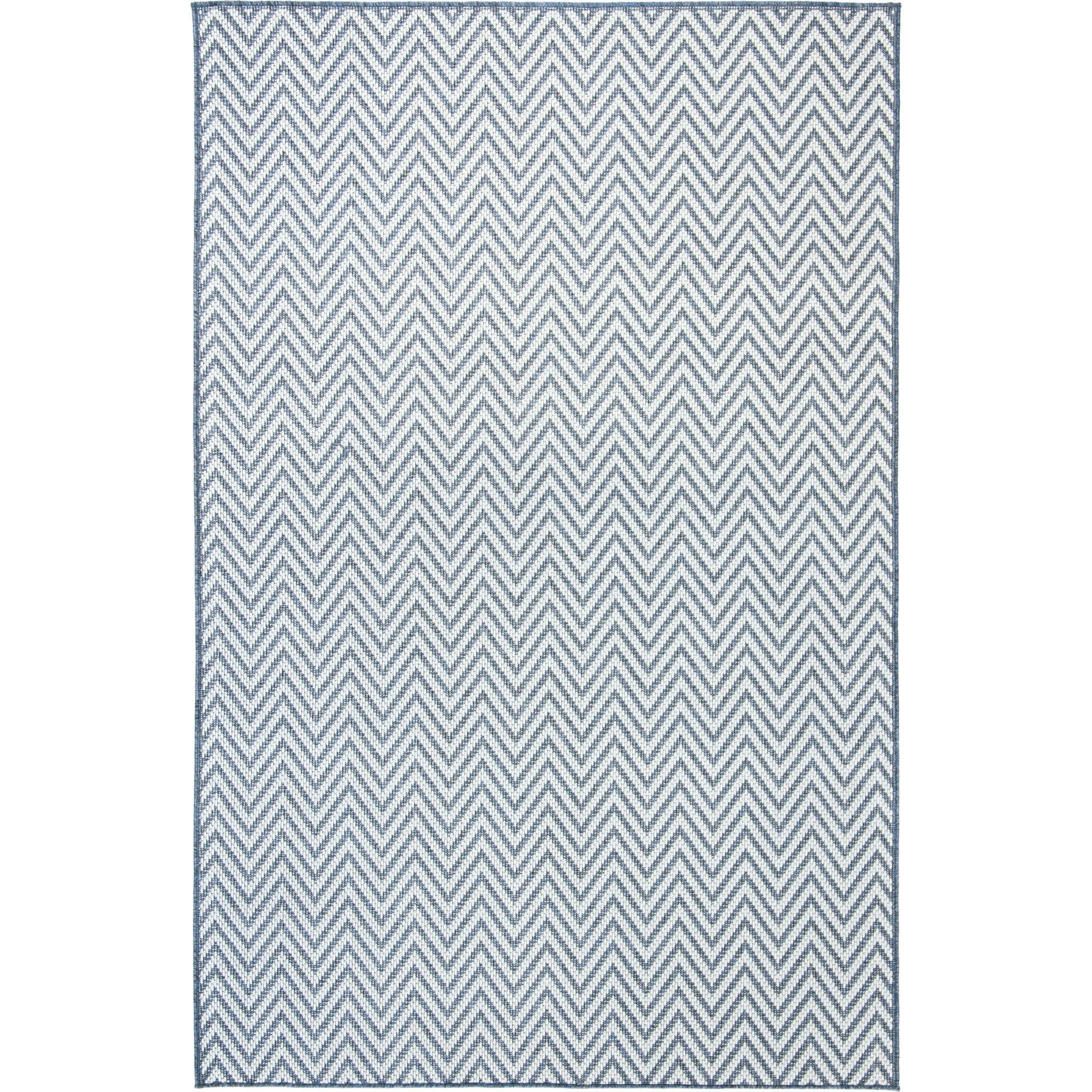 Bermuda Vera Indoor/Outdoor Rug, Blue/cream