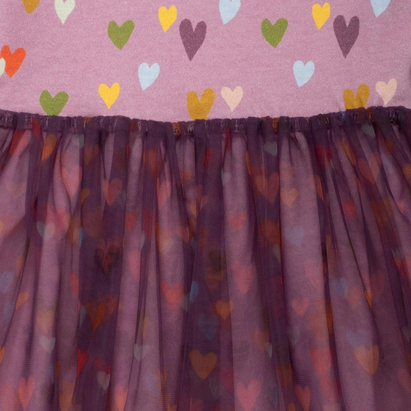 Mini Hearts Tulle Dress