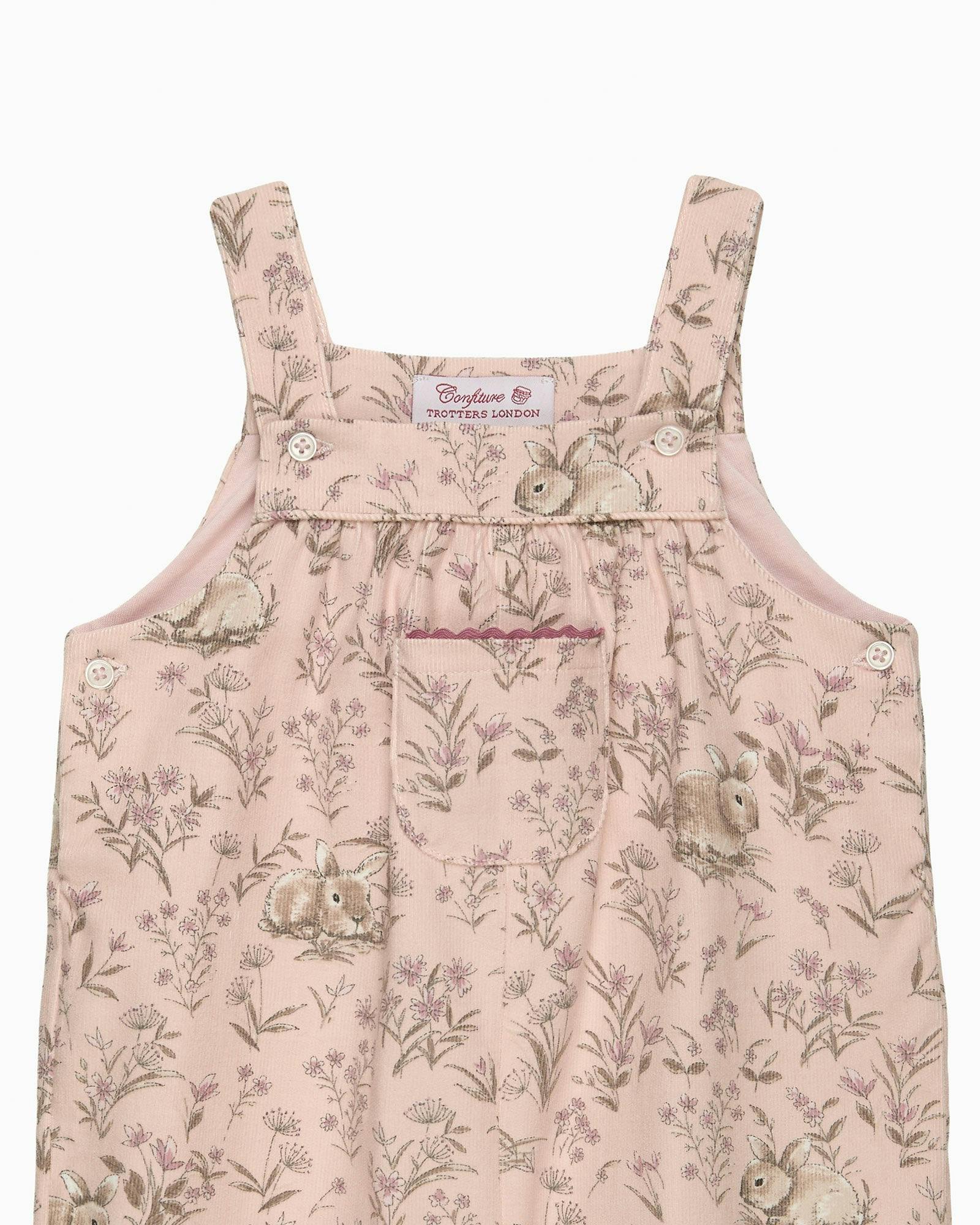 Baby Cord Bunny Overalls