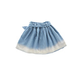 Denim Skirt with Belt