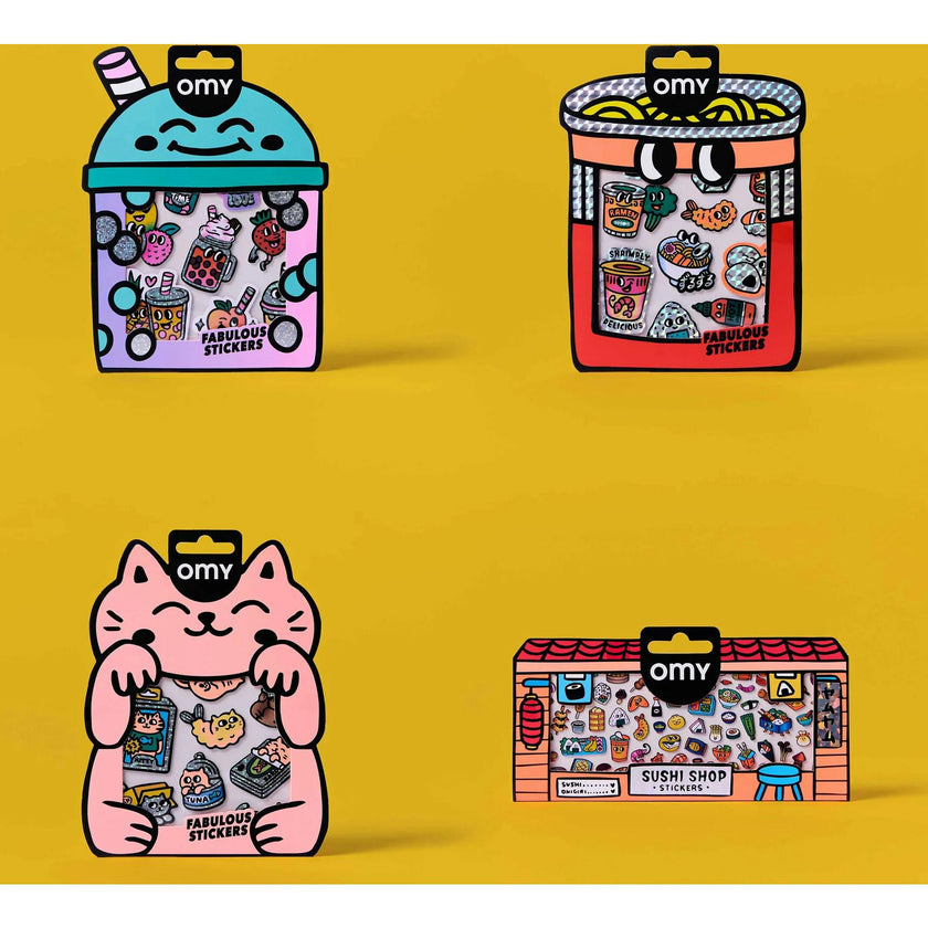 Japanese Shop - Bundle Of 4 Stickers