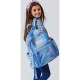 Girls Adjustable Shoulder Strap Zipper Backpack
