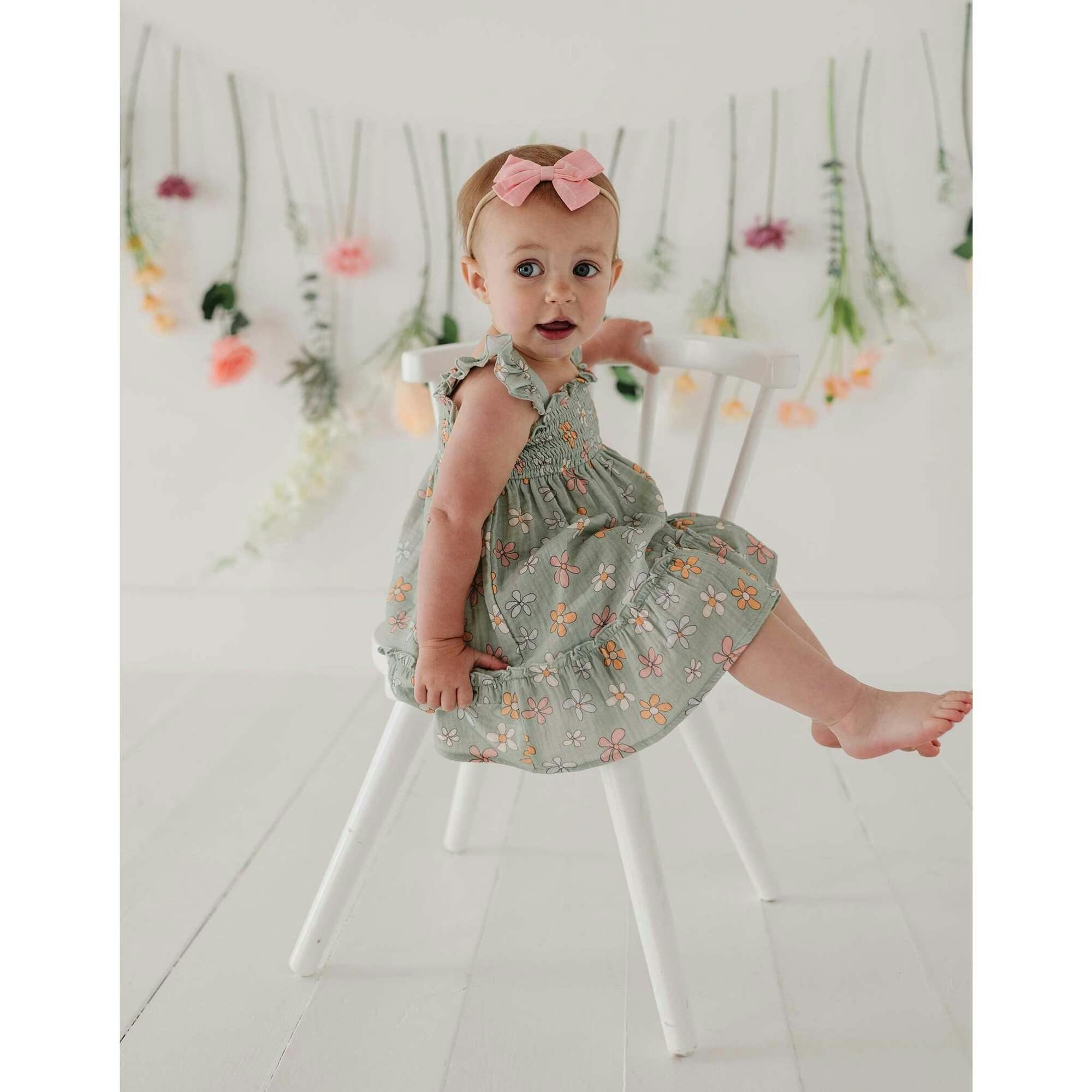 Baby Girl Flutter Dress Set