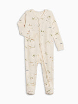 Peyton Zipper Sleeper - Lake / Barn + Mint