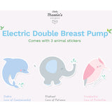 Electric Double Breast Pump: Blue