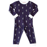 Lobster Stripe 2-Piece Pajama