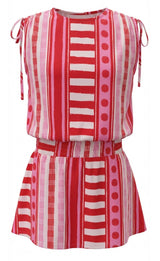 Helen Dress Peach Jubilee