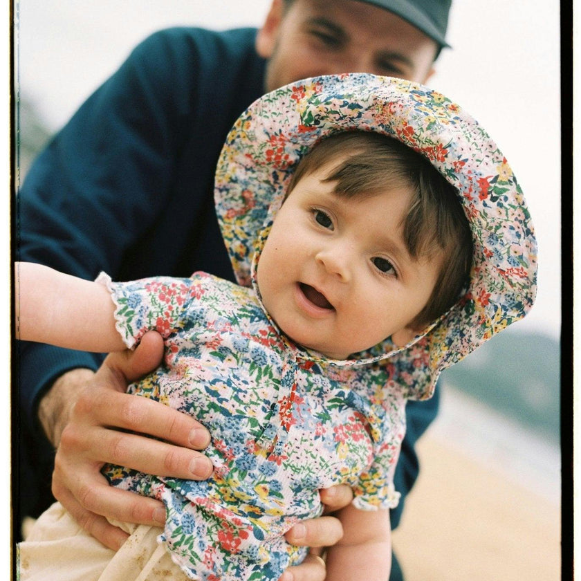 TNS Rib Baby Tee Verbena Print