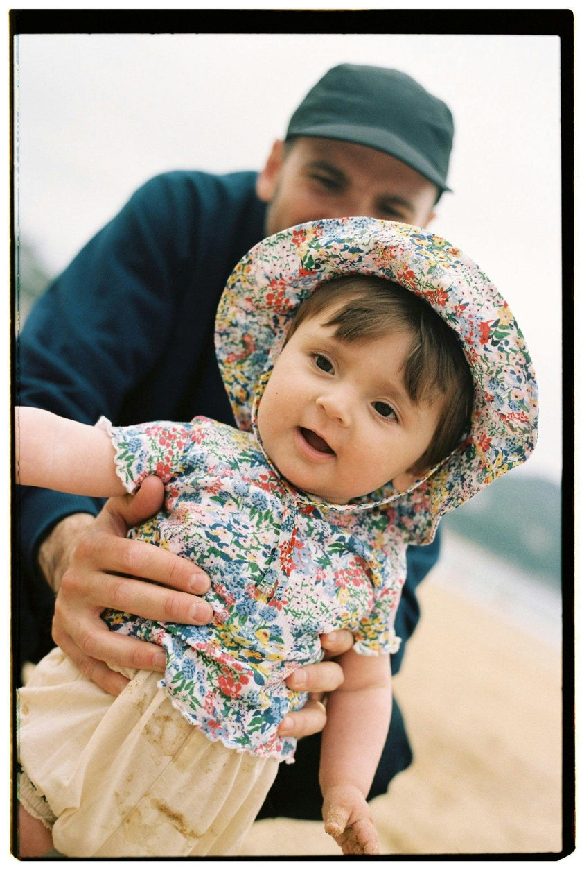 TNS Rib Baby Tee Verbena Print