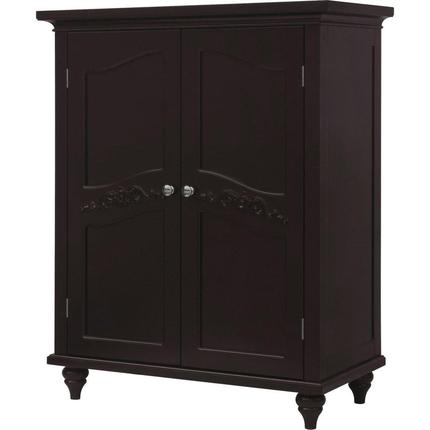 Versailles Wooden Floor Cabinet with 2 Shelves